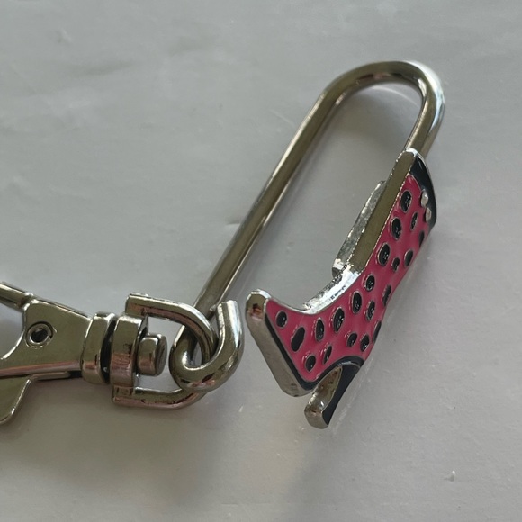 Alexx Key Chain / Bag Charm   Pink Boot / Rhinestones   NNT - Picture 2 of 5